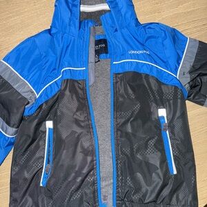 London Fog Blue and Gray Jacket